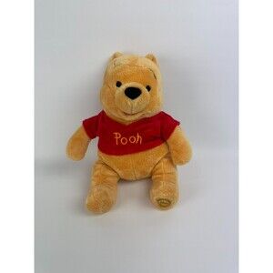 Disney Store Winnie The Pooh 12” Plush Stuffed Classic Bear Red Sweater NEW Tags